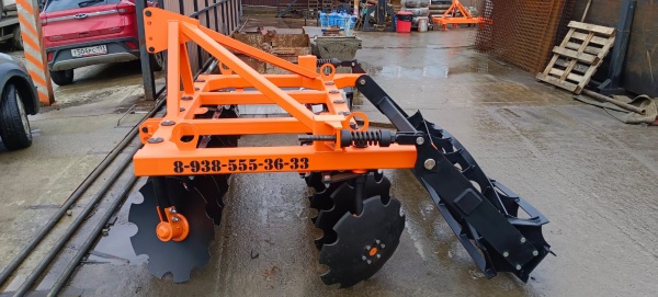 Борона дисковая навесная БДН 2,4х2Н с амортизаторами катка, 14 рабочих органов купить в Астрахани  – «БДН-АгроКубань», 4